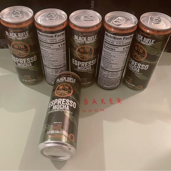 BLACK RIFLE COFFEE COMPANY ESPRESSO MOCHA SIX (6) 11 Oz CANS - Picture 2 of 3
